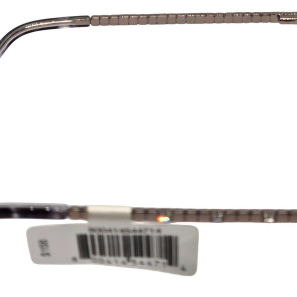 Bebe BB4181 Jet Black Eyeglass Frames 52-16-135 Women’s Cat Eye Rhinestone Glass - Picture 8 of 9